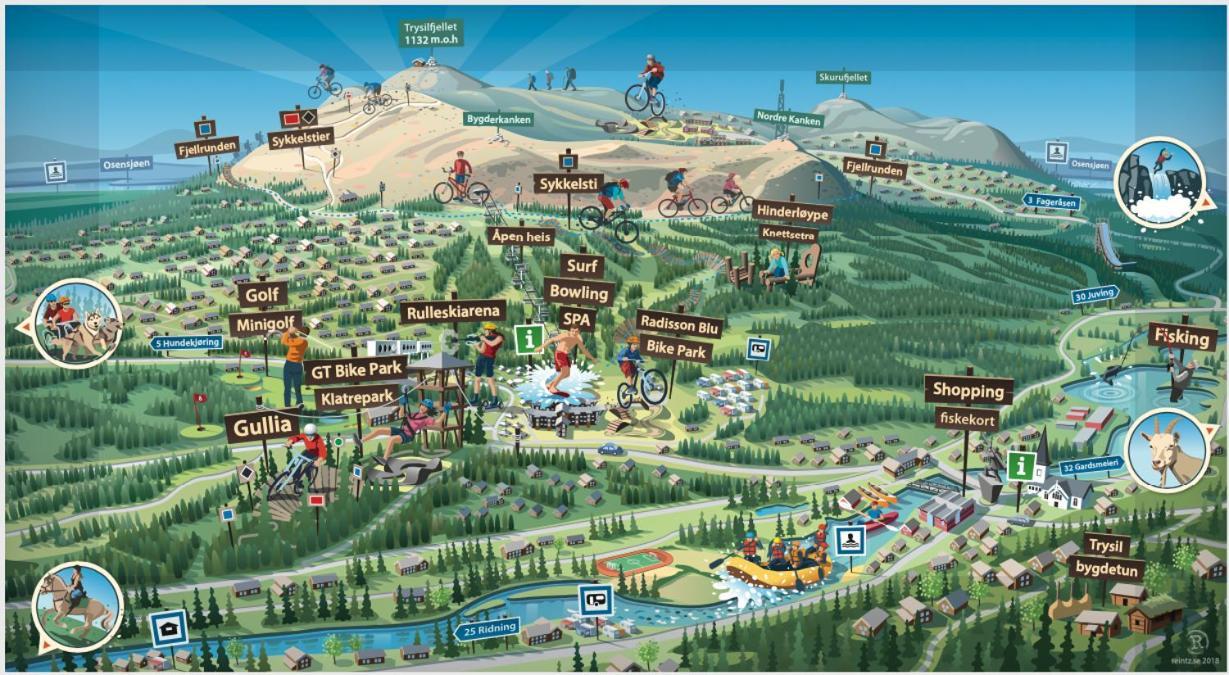 In The Middle Of Trysil Fjellet - Welcome Center - Apartment With 4 Bedrooms And Sauna - By Bike Arena And Ski Lift Εξωτερικό φωτογραφία